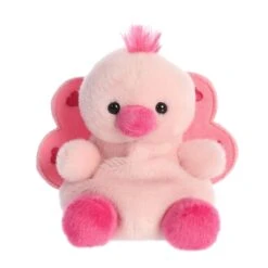 Freya The Plush Pink Peacock Palm Pals By Aurora