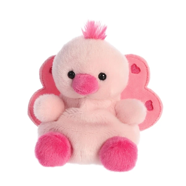 Freya The Plush Pink Peacock Palm Pals By Aurora 4 Freya The Plush Pink Peacock Palm Pals By Aurora - Image 4