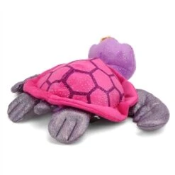 Tallulah The Sparkly Purple Stuffed Turtle 10 Inch By First And Main -Stuffed Toy Store BB 6145 4