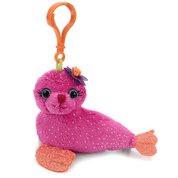Sydney The Fantasea Clip-On Seal Plush Toy By First And Main 1 Sydney The Fantasea Clip-On Seal Plush Toy By First And Main