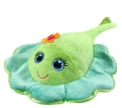 Stacy The Sparkly Green Stuffed Stingray 10 Inch By First And Main