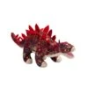 Red Glitter Stegosaurus Stuffed Animal 12 Inch Dinosaur By Fiesta
