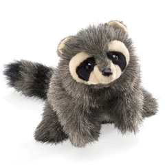Full Body Baby Raccoon Puppet By Folkmanis Puppets
