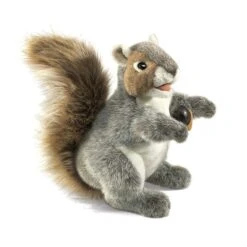 Full Body Gray Squirrel Puppet By Folkmanis Puppets
