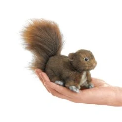 Red Squirrel Finger Puppet By Folkmanis Puppets