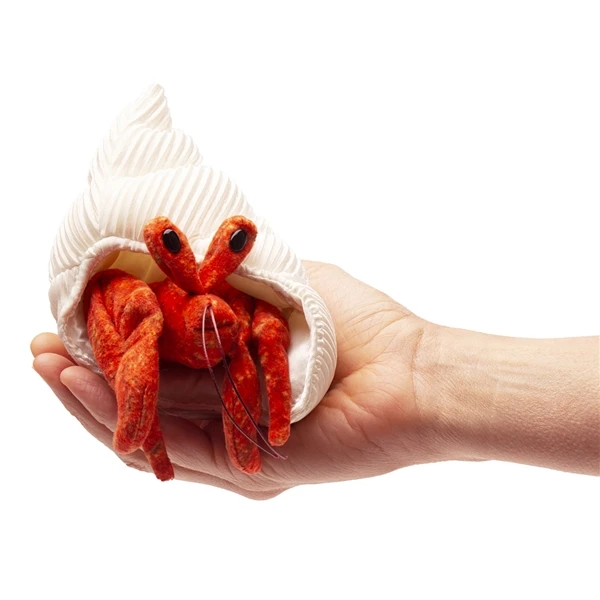 Hermit Crab Finger Puppet By Folkmanis Puppets 1 Hermit Crab Finger Puppet By Folkmanis Puppets