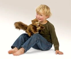 Full Body Red Squirrel Puppet By Folkmanis Puppets 7 Full Body Red Squirrel Puppet By Folkmanis Puppets -Stuffed Toy Store FK 2880 5