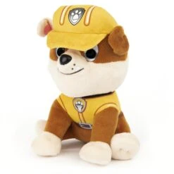 Paw Patrol Rubble 6 Inch Stuffed Dog By Gund -Stuffed Toy Store GU 6056514 4