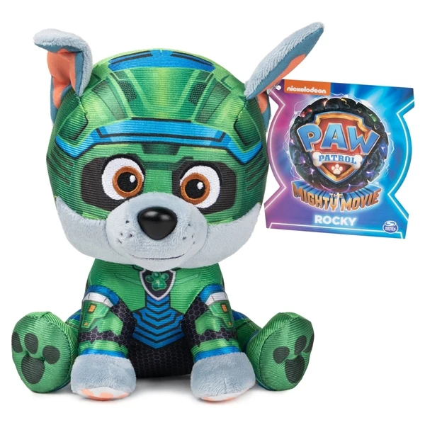 PAW Patrol The Mighty Movie Plush Rocky By Gund 4 PAW Patrol The Mighty Movie Plush Rocky By Gund - Image 4