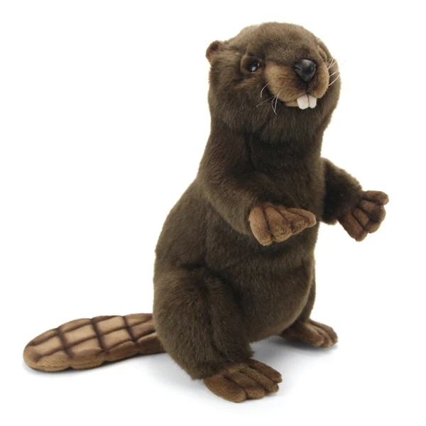 Lifelike Standing Beaver Stuffed Animal By Hansa 1 Lifelike Standing Beaver Stuffed Animal By Hansa