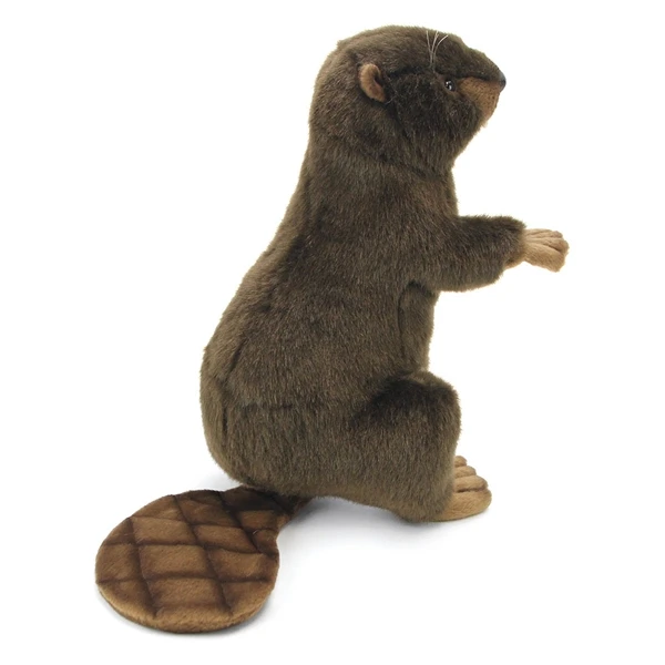 Lifelike Standing Beaver Stuffed Animal By Hansa 3 Lifelike Standing Beaver Stuffed Animal By Hansa - Image 3