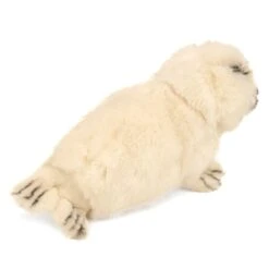 Handcrafted 12 Inch Lifelike Harp Seal Pup Stuffed Animal By Hansa -Stuffed Toy Store HN 3767 4