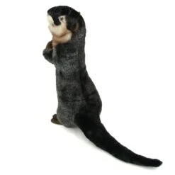 Handcrafted 14 Inch Lifelike Standing Stuffed River Otter By Hansa 5 Handcrafted 14 Inch Lifelike Standing Stuffed River Otter By Hansa -Stuffed Toy Store HN 3814 4