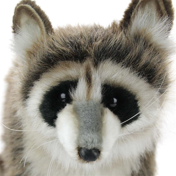 Handcrafted 18 Inch Lifelike Raccoon Stuffed Animal By Hansa 2 Handcrafted 18 Inch Lifelike Raccoon Stuffed Animal By Hansa - Image 2