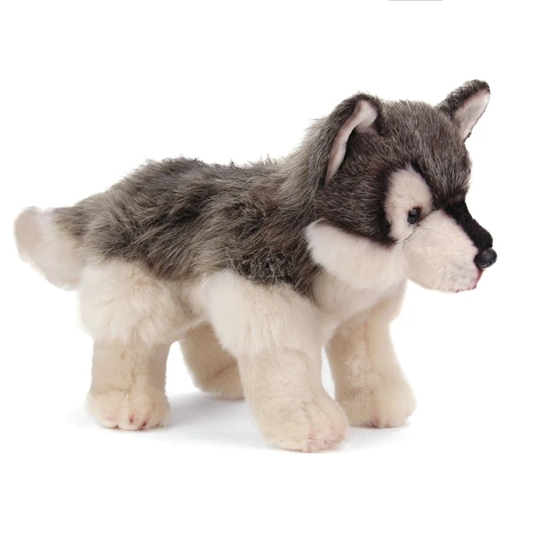 Lifelike Wolf Stuffed Animal By Demdaco 1 Lifelike Wolf Stuffed Animal By Demdaco