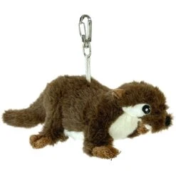 Small Of The Wild Clip On Stuffed River Otter By Wildlife Artists