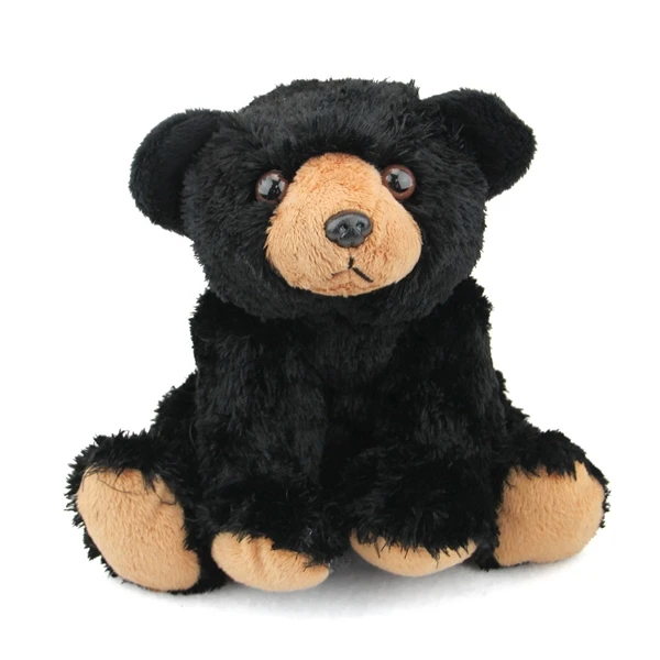 Stuffed Black Bear Mini Cuddlekin By Wild Republic 1 Stuffed Black Bear Mini Cuddlekin By Wild Republic