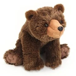 Stuffed Grizzly Bear 12 Inch Cuddlekin By Wild Republic