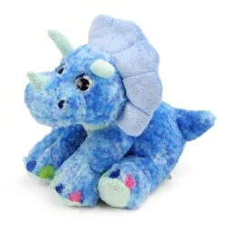 Blue Stuffed Triceratops Sweet And Sassy Plush Animal By Wild Republic