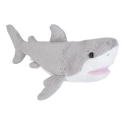 Small Stuffed Great White Shark Sea Critters Plush By Wild Republic