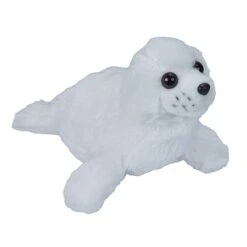 Stuffed Harp Seal Pup Mini Cuddlekins By Wild Republic