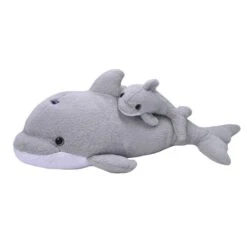 Mom And Baby Dolphin Stuffed Animals By Wild Republic