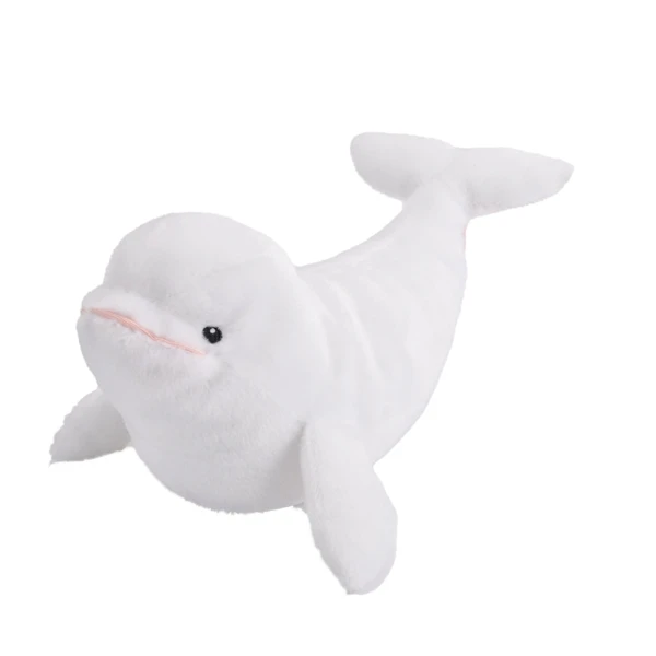 Stuffed Beluga Whale Mini EcoKins By Wild Republic 1 Stuffed Beluga Whale Mini EcoKins By Wild Republic