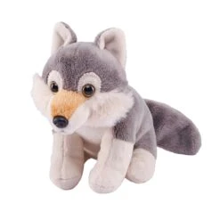 Pocketkins Eco-Friendly Small Plush Wolf By Wild Republic