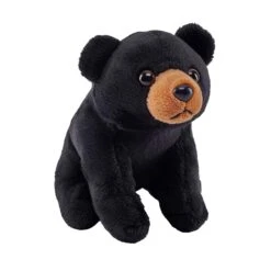 Pocketkins Eco-Friendly Small Plush Black Bear By Wild Republic