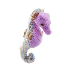 Shiny Stuffed Purple Seahorse Foilkins By Wild Republic